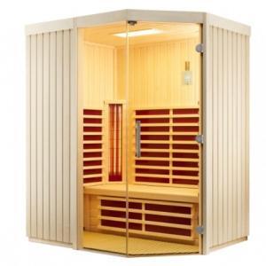 triosol unica 1 hoekinfraroodcabine licht hout visual