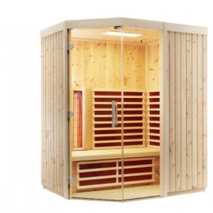 triosol unica 2 hoekinfraroodcabine licht hout visual