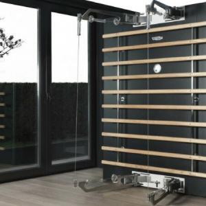 kinesis personal heritage leather black in ruimte langs ramen