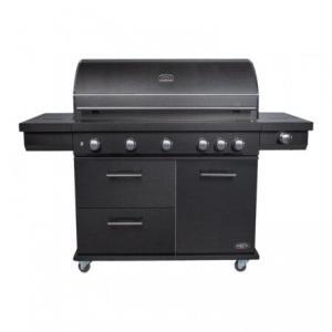 boretti iImperatore bero bbq black closed front view visual