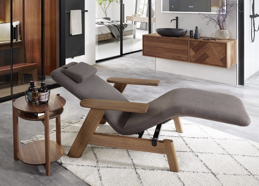 Chaise longue de bien-être Klafs Somra